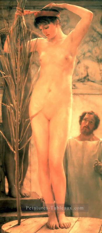 Un modèle de sculpteurs romantisme Sir Lawrence Alma Tadema Peintures à l'huile